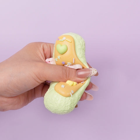 Pawtoto Corn Puff Squishy Toy Handmade Food Grade Silicon Creamy Clay Feel Soft Quick Rebound