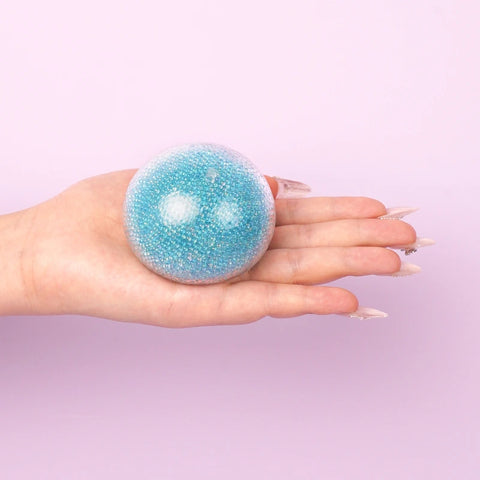 Pawtoto Grape Beads Pink-Handcrafted Grape Bead Sensory Squeeze Ball Squishy Toy Handmade