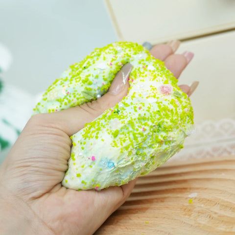 Pawtoto Bun Grean Squishy Toy Handmade Food Grade Silicon Burst Water Feel Soft Quick Rebound