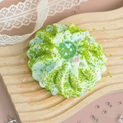 Pawtoto Enchanted Green Series Squishy Toy Handmade Food Grade Silicon Creamy Clay Feel Soft Slow Rebound