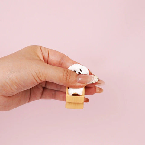 Pawtoto Mini Lovely Dog Squishy Toy Handmade Food Grade Silicon