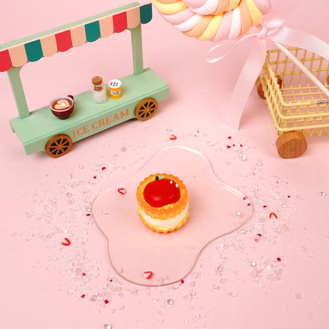 Pawtoto Christmas Mini Apple Cookie Squishy Toy Handmade Food Grade Silicon