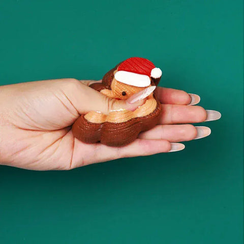 Pawtoto クリスマスシリーズ スクイーズおもちゃ 手作り 食品グレード シリコン粘土 柔らかくて素早く反発