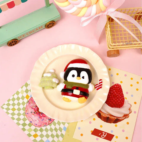 Pawtoto クリスマスシリーズ スクイーズおもちゃ 手作り 食品グレード シリコン粘土 柔らかくて素早く反発