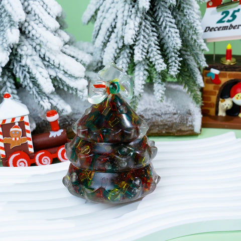 Pawtoto Cute Christmas Tree Series Squishy Toy Handmade Food Grade Silicon