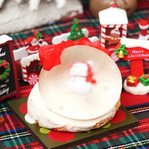 Pawtoto Christmas-Snowman Snow Globe Squishy Toy Handmade Food Grade Silicon
