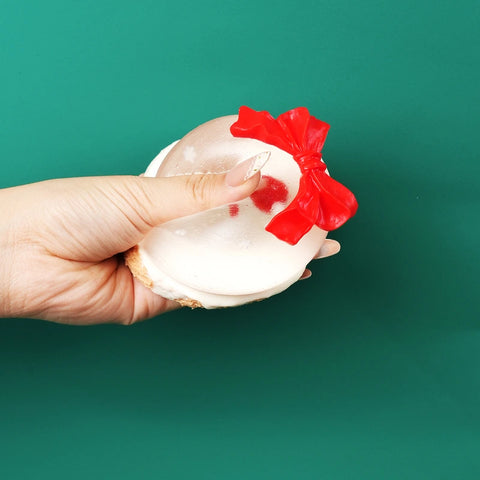 Pawtoto Christmas-Snowman Snow Globe Squishy Toy Handmade Food Grade Silicon