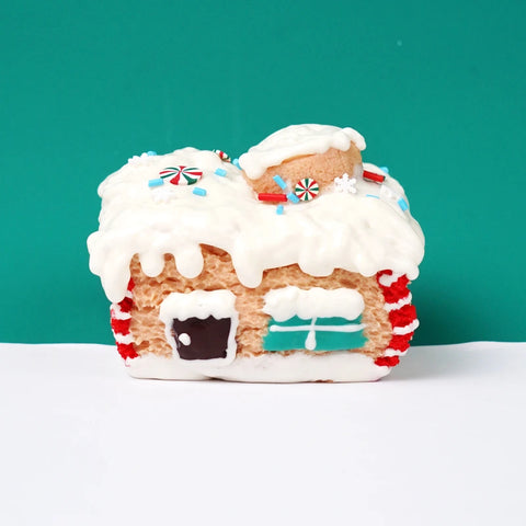 Pawtoto Christmas Snowy House Squishy Toy Handmade Food Grade Silicon