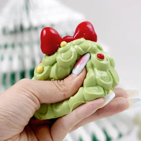 Pawtoto クリスマスシリーズ スクイーズおもちゃ 手作り 食品グレード シリコン粘土 柔らかくて素早く反発