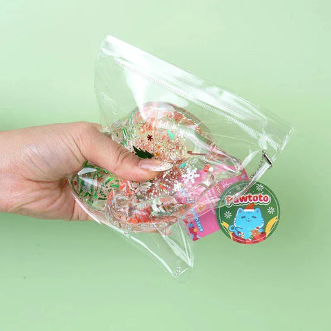 Pawtoto クリスマスシリーズ スクイーズおもちゃ 手作り 食品グレード シリコン粘土 柔らかくて素早く反発