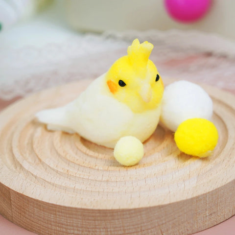 Pawtoto Handmade Cockatiel Squishy Toy Food Grade Silicon Creamy Clay Feel Soft Slow Rebound