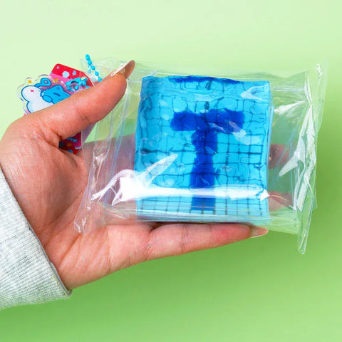 Pawtoto クリスタルクリアキューブ スイミングプール スクイーズおもちゃ 手作り 食品グレードシリコン クリーミー粘土 柔らかく素早い反発感