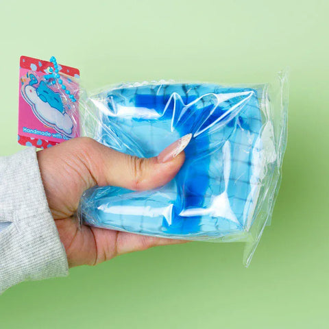 Pawtoto クリスタルクリアキューブ スイミングプール スクイーズおもちゃ 手作り 食品グレードシリコン クリーミー粘土 柔らかく素早い反発感