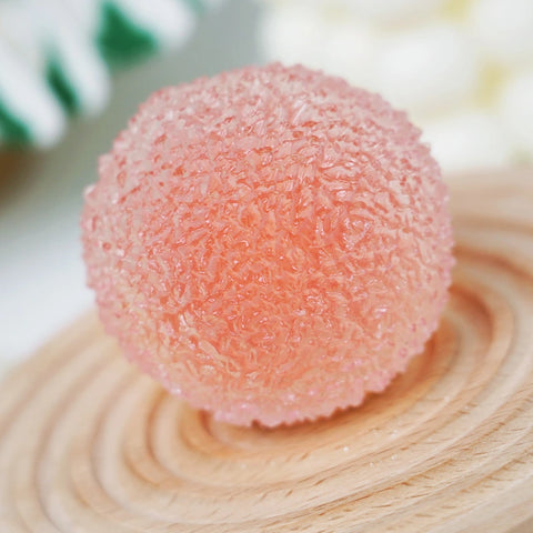 Pawtoto Grape Beads Pink-Handcrafted Grape Bead Sensory Squeeze Ball Squishy Toy Handmade