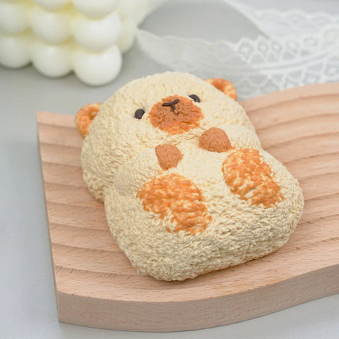 Pawtoto Cute Animals Squishy Toy Handmade Food Grade Silicon Creamy Clay Feel Medium Soft Medium Rebound