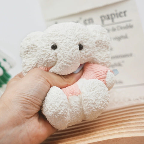 Pawtoto Cute Animals Squishy Toy Handmade Food Grade Silicon Creamy Clay Feel Medium Soft Medium Rebound