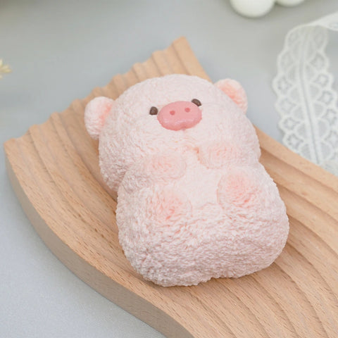 Pawtoto Cute Animals Squishy Toy Handmade Food Grade Silicon Creamy Clay Feel Medium Soft Medium Rebound