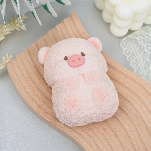 Pawtoto Cute Animals Squishy Toy Handmade Food Grade Silicon Creamy Clay Feel Medium Soft Medium Rebound
