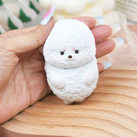 Pawtoto Cute Animals Squishy Toy Handmade Food Grade Silicon Creamy Clay Feel Medium Soft Medium Rebound