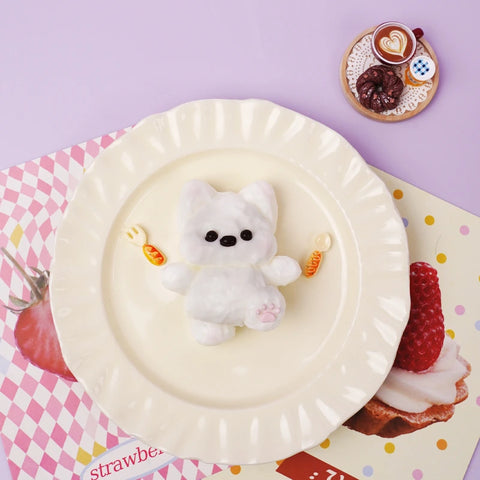 Pawtoto Little Cute Animals Series Squishy Toy Handmade Food Grade Silicon Creamy Clay Feel Soft Quick Rebound
