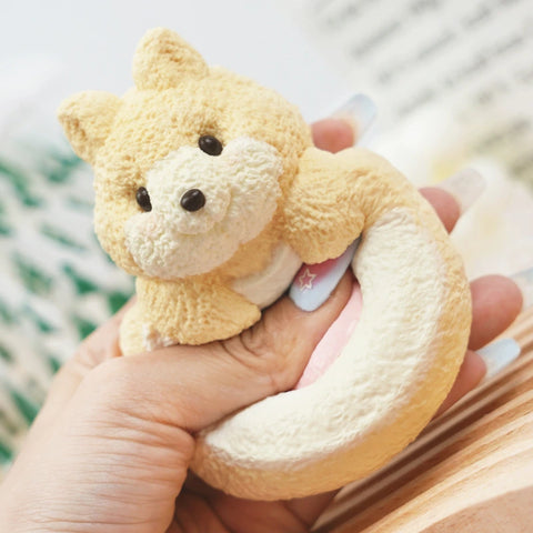 Pawtoto Cute Animals Squishy Toy Handmade Food Grade Silicon Creamy Clay Feel Medium Soft Medium Rebound