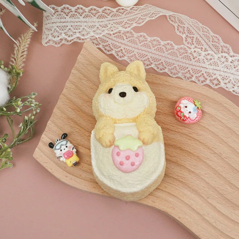 Pawtoto Cute Animals Squishy Toy Handmade Food Grade Silicon Creamy Clay Feel Medium Soft Medium Rebound