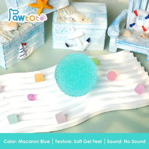 Pawtoto Crystal Mochi Ball Squishy Toy Handmade TPR Soft