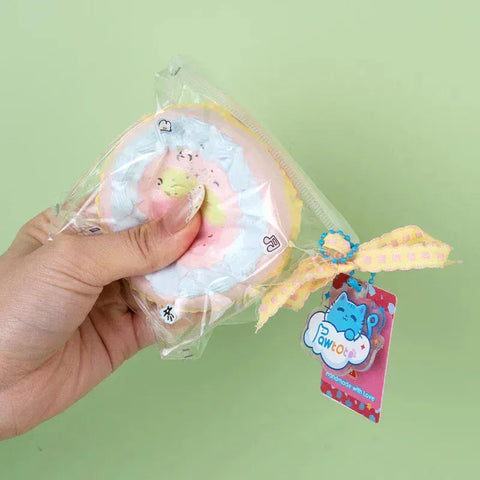 Pawtoto Fairy Wonderland Glimmer Cake Series Squishy Toy Handmade Food Grade Silicon Creamy Clay Feel Soft Quick Rebound