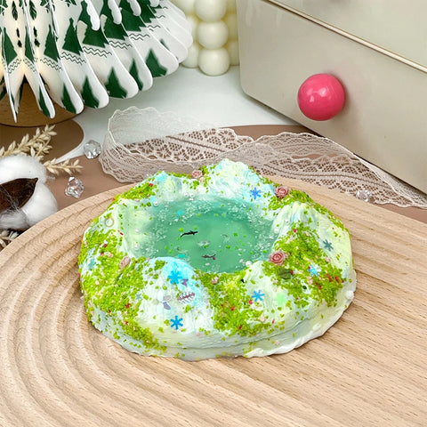 Pawtoto Enchanted Green Series Squishy Toy Handmade Food Grade Silicon Creamy Clay Feel Soft Slow Rebound