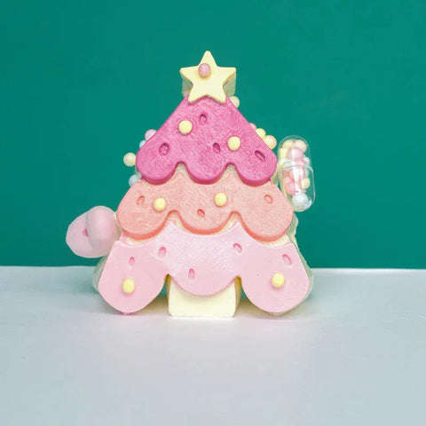 Pawtoto かわいいクリスマスツリーシリーズ スクイーズおもちゃ 手作り 食品グレードシリコン