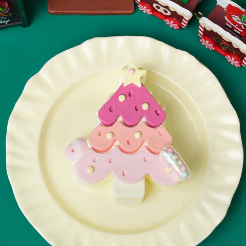 Pawtoto かわいいクリスマスツリーシリーズ スクイーズおもちゃ 手作り 食品グレードシリコン