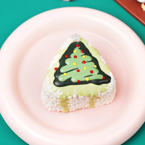 Pawtoto Festive Rice Balls Squishy Toy Handmade Food Grade Silicon Creamy Clay Feel Soft Quick Rebound