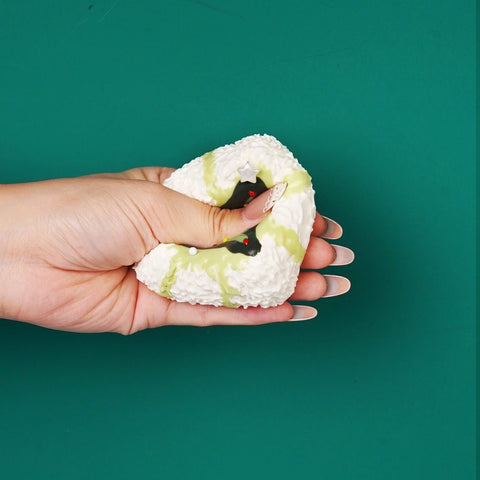 Pawtoto Festive Rice Balls Squishy Toy Handmade Food Grade Silicon Creamy Clay Feel Soft Quick Rebound