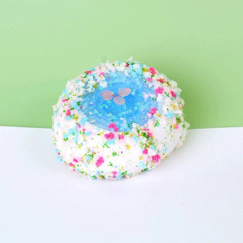 Pawtoto 花言葉：クリスタルロマンスウィッシングプールブルースクイーズおもちゃ手作り食品グレードシリコンクリーミークレイソフトクイックリバウンド