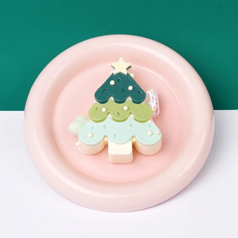 Pawtoto Cute Christmas Tree Series Squishy Toy Handmade Food Grade Silicon
