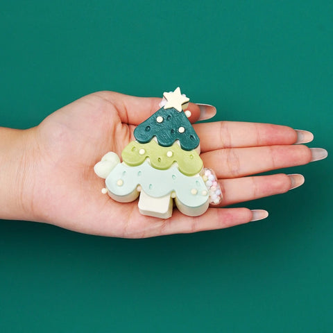 Pawtoto Cute Christmas Tree Series Squishy Toy Handmade Food Grade Silicon