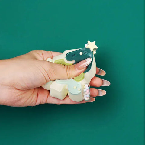 Pawtoto クリスマスシリーズ スクイーズおもちゃ 手作り 食品グレード シリコン粘土 柔らかくて素早く反発