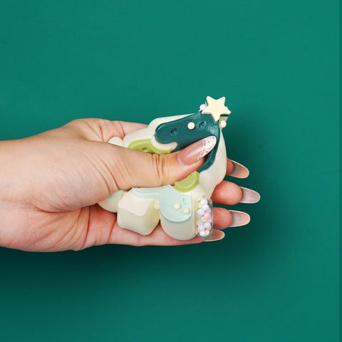 Pawtoto Cute Christmas Tree Series Squishy Toy Handmade Food Grade Silicon