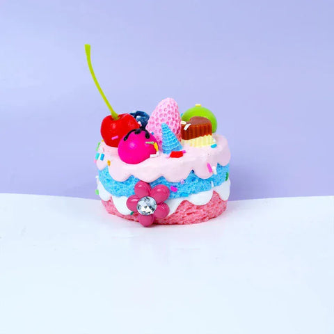 Pawtoto Yummy Birthday Cake Series Squishy Toy Handmade Food Grade Silicon Creamy Clay Feel Soft Quick Rebound