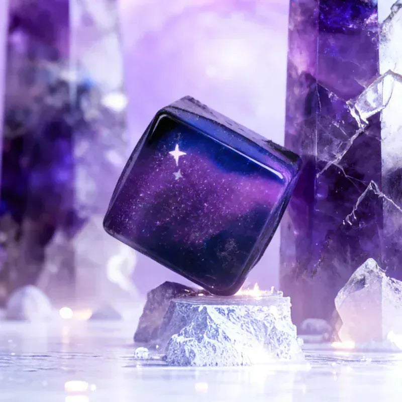 Pawtoto Galaxy Cubes Squishy Toy Handmade Food Grade Silicon Creamy Clay Feel Soft Quick Rebound