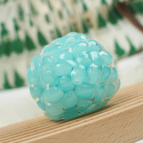 Pawtoto Grape Beads Pink-Handcrafted Grape Bead Sensory Squeeze Ball Squishy Toy Handmade