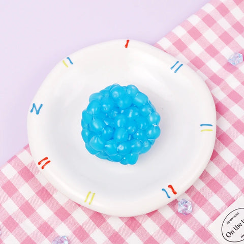 Pawtoto Grape Beads Pink-Handcrafted Grape Bead Sensory Squeeze Ball Squishy Toy Handmade