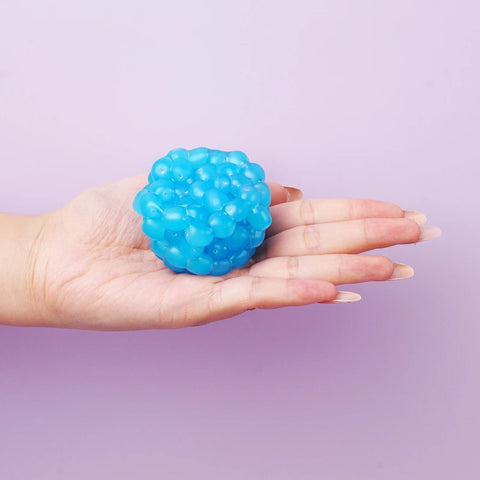 Pawtoto Grape Beads Pink-Handcrafted Grape Bead Sensory Squeeze Ball Squishy Toy Handmade