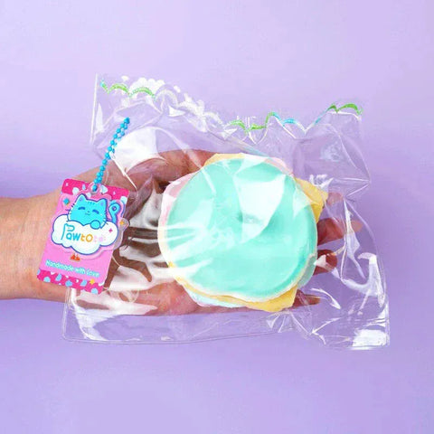 Pawtoto Clear Crystal Treats Series Squishy Toy Handmade Food Grade Silicon Creamy Clay Feel Soft Quick Rebound