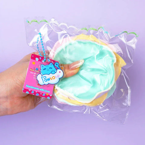 Pawtoto クリアクリスタルトリートシリーズ スクイーズおもちゃ 手作り 食品グレードシリコン クリーミー粘土 柔らかくて素早い反発