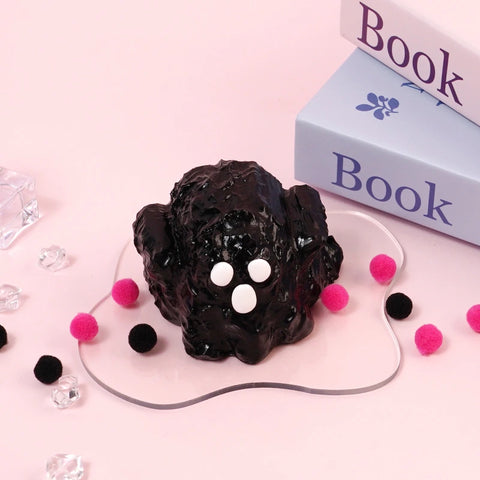 Pawtoto Halloween Little Ghost Squishy Toy Handmade Food Grade Silicon Creamy Clay Feel Firm Soft Quick Rebound