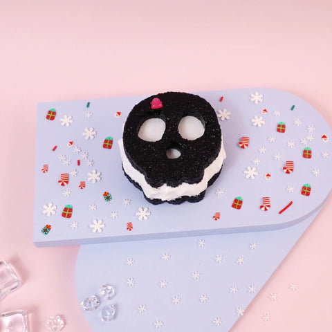 Pawtoto Halloween Skull Squishy Toy Handmade Food Grade Silicon Creamy Clay Feel Soft Quick Rebound