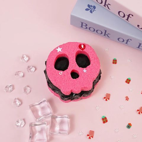 Pawtoto Halloween Skull Squishy Toy Handmade Food Grade Silicon Creamy Clay Feel Soft Quick Rebound