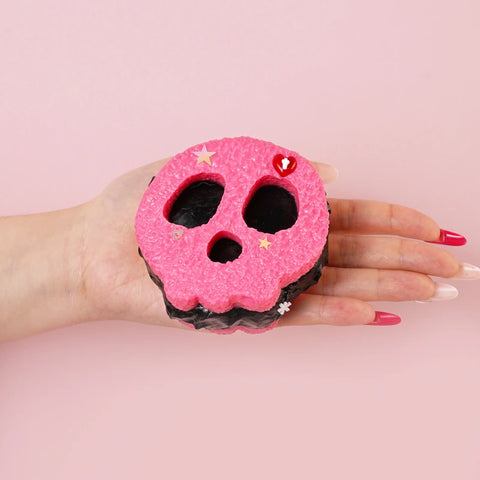 Pawtoto Halloween Skull Squishy Toy Handmade Food Grade Silicon Creamy Clay Feel Soft Quick Rebound