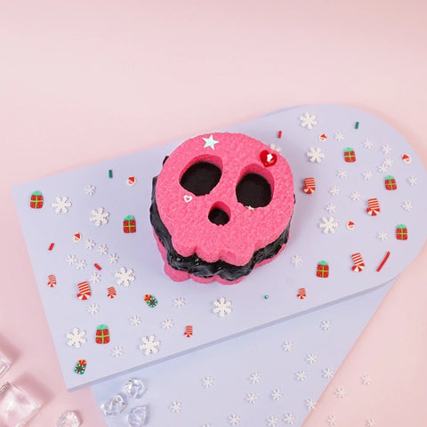 Pawtoto Halloween Skull Squishy Toy Handmade Food Grade Silicon Creamy Clay Feel Soft Quick Rebound